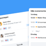 Activeer de nieuwe Mijn evenementen-widget en Verjaardagen-widget. 