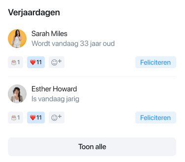 verjaardagen in je app