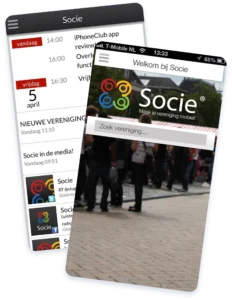 Oud design communityplatform Socie
